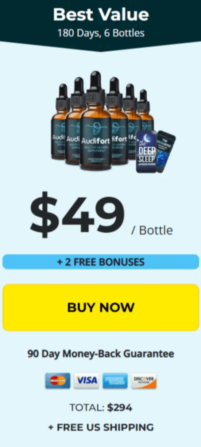audifort 6 bottle