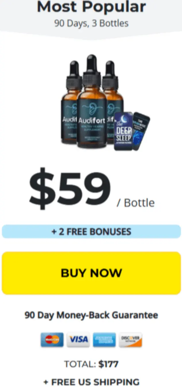 audifort 3 bottle